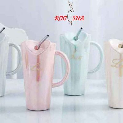 ماگ بلند رنگی نی دار