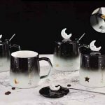 ماگ دورنگ ماه دربدار قاشقدار